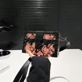 Pink snake pattern box crossbody bag with black rivets and adjustable shoulder strap - Pink