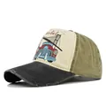 Vintage καπέλο trucker με εφέ παλαίωσης και στάμπα αυτοκινήτου Istanbul, χακί - Ρυθμιζόμενο / Μαύρο Vintage Εκτύπωση Αυτοκινήτου