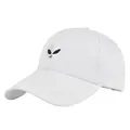 Dettaglio ravvicinato del ricamo alieno bianco su questo cappello da baseball - Ricamo Alieno Bianco / Bianco