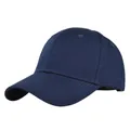 Classic 6-panel navy blue cotton twill baseball cap with curved brim and plain design - Adjustable 54-59 / Navy Blue