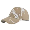 Detailed macro view of khaki tie-dye canvas baseball cap with Famous graffiti print - Adjustable 54-59cm / Khaki Famous Graffiti (6)