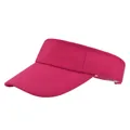 Rose red breathable ponytail baseball cap with open top design for outdoor sports - Adjustable / Rose Red