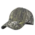 Baseballkappe mit 3D-Waldtarnmuster und Blattdruck in Olivgrün für Herren und Damen - Verstellbar / Dunkler Wald Tarnstil (2)
