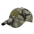 Casquette tactique de baseball camouflage jungle avec zone velcro frontale - Réglable (54-59cm) / Camouflage