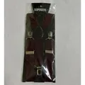 Bretelle elastiche a forma di Y bordeaux con tre clip in metallo argento nella confezione - Bambini / 60CM / Fucsia