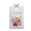 Colorful resin bow nail art charms in a hanging card package for manicure decoration - Colorful Bow-knots