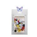Japanese style resin flower nail art accessories with smiley faces in colorful mixed set - Smiley Face Flowers
