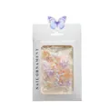 Japanese style Aurora resin 3D butterfly nail art charms in iridescent purple and orange - Colorful Butterflies