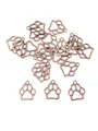 Pendentifs en alliage de bronze antique en forme de pattes d'animaux pour bijoux DIY - Empreinte de Patte Évidée Bronze Antique