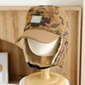 Cappello invernale bambini mimetico NYC con calda fodera in pile e cinturino regolabile - Modello universale per bambini / caffè
