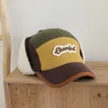 Gorro de aviador para niños en verde y amarillo con forro polar cálido suave - 3-10 años / Estilo 1 Café Amarillo (Cheerful)