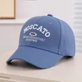 Detailed embroidery of 1996 letters on a blue cotton baseball cap for kids - 50-54cm (Kids 3-10 Years) / Dark Blue