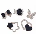 Detalle de adornos para zapatos en aleación con diamantes de imitación y esmalte - Variedad de Estilos Mixtos B