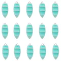 Set blauwe boot hangers met zilveren ringen voor DIY sieraden en creatieve accessoires - Lichtblauwe Boot