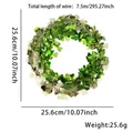 Green and champagne gold tinsel garland for St. Patrick's Day party decoration - Shamrock Tinsel