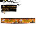 Spanisches Halloween Banner mit Kürbismotiven, 1,79m lange Partydekoration in Orange - Spanisches Halloween Orange Banner / Orange