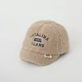 Winter khaki fleece baseball cap for kids featuring CATALINA embroidery and warm texture - 50-52CM / 1983 Khaki