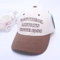 Casquette enfant beige et marron avec lettrage brodé YOUTHEOL ALWAYS SINCE 1988 de style rue - Enfants 3-10 Ans (50-54cm) / Gris Café