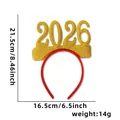 Λαμπερή χρυσή στέκα 2026 με αστέρια και κόκκινο σκελετό για την Πρωτοχρονιά - Χρυσό Στυλ 2026
