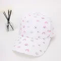 Cappellino da baseball bianco per bambini con stampa arcobaleno e design fresco - Bambini 3-10 Anni 48-54CM / White Rainbow Print Style