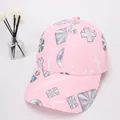 Berretto rosa per bambini con motivi musicali olografici come chitarre e note - Bambini 3-10 Anni 48-54CM / Pink Holographic Music Style