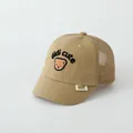 Khaki kinderhonkbalpet met berenborduursel en ademende inzetstukken van mesh - 2-5 Jaar Oud / Stijl 2 Khaki