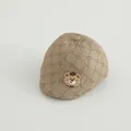 Gorra de bebé caqui con estampado integral de ositos y placa de silicona 3D de oso - 48-50cm (1-3 años) / Oso Caqui