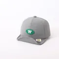 Gorra de béisbol gris para bebé, secado rápido, visera suave, parche con la letra W - Estilo Letra W / Gris (Letra W)