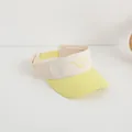 Κίτρινο και λευκό παιδικό καπέλο visor με κέντημα Good Baby και ρυθμιζόμενο λουράκι - Νήπιο 47-50cm / Κίτρινο