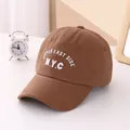 Gorra de béisbol marrón de espiga con bordado blanco de Upper East Side N.Y.C - Niños 3-10 Años (50-54CM) / Café