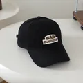 Klassische schwarze Kinder Baseballkappe mit BAD BUSINESS Stickerei Aufnäher - 50-54cm / Schwarz