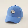 Light blue children baseball cap with cute sheep embroidery and doudou tag detail - Kids 50-54CM / Solid Blue