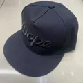 Cappellello snapback nero classico con ricamo 3D Dope in stile street hip hop - Tutto Nero