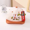 Detalle de malla transpirable y bordado H de dibujos animados en gorra infantil - Niños / Naranja