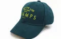 Casquette de baseball en velours côtelé vert foncé pour enfants avec broderie jaune - Vert Foncé