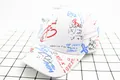 Witte honkbalpet voor kinderen met kleurrijke graffiti letters en diverse prints - Wit