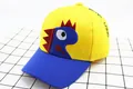Berretto da baseball per bambini giallo e blu con ricamo a forma di dinosauro - Bambini (2-8 anni) / Giallo