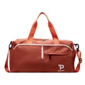 Bolsa de deporte roja naranja impermeable con tiras reflectantes y correa ajustable - Naranja