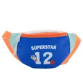 Sac banane de sport pour enfants avec imprimé Superstar et sangle réglable - Bleu