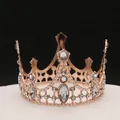 Macro shot of rose gold crown with marquise diamonds for cake decoration or headwear - 4-Corner Marquise Crown / Rose Gold