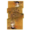 Scialle protettivo solare con pittura floreale e stampa artistica di Klimt - Stile Lady Adele (S1393)