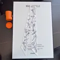 Klassieke witte zijden twilly sjaal met vintage sleutel- en kettingmotieven - Wit Vintage Sleutel Klassiek
