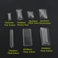 Diverse maten transparante rechthoekige glazen cabochons voor DIY-sieraden maken - Glazen patch / 10x50