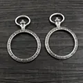 Deux cadres de montre à gousset argent vintage de 30mm pour bijoux en résine DIY - Argent Antique