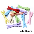 Detail of 44x12mm colorful matte painted metal duckbill hair clips for DIY accessories - Medium-wide