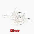 Detail of silver DIY French earring hooks with flat base tray for jewelry making - Silver
