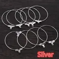 Set of 10 silver plated iron hoop earring findings for DIY jewelry making accessories - Size S / Silver