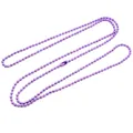 65cm purple candy beaded chain with connector buckle for DIY jewelry and necklaces - Purple