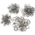 Anneaux de jonction en acier inoxydable en quatre tailles pour la création de bijoux - Style Douze (0.7x4mm)