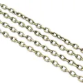 DIY χειροποίητη αντίκα χάλκινη σιδερένια αλυσίδα σταυρού για κοσμήματα και κολιέ - Μικρή Προδιαγραφή(CH-80) / Αντίκ Μπρονζέ